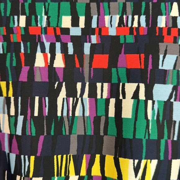 BCBGMaxAzria - Multicolored Striped Surplice Wrap Dress Size S - Picture 9 of 14